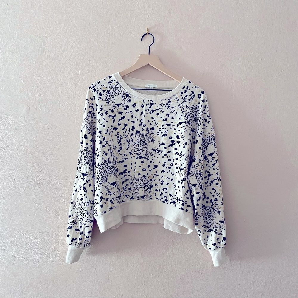 Z Supply Leopard Print Sweatshirt